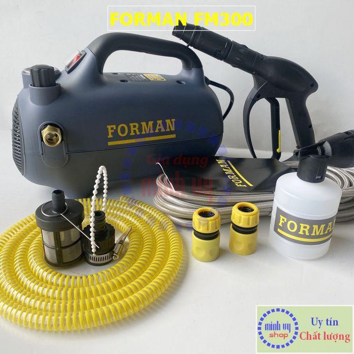 Máy rửa xe chỉnh áp - máy bơm rửa máy lạnh - vệ sinh điều hòa FORMAN FM300 Classic công nghệ Đức