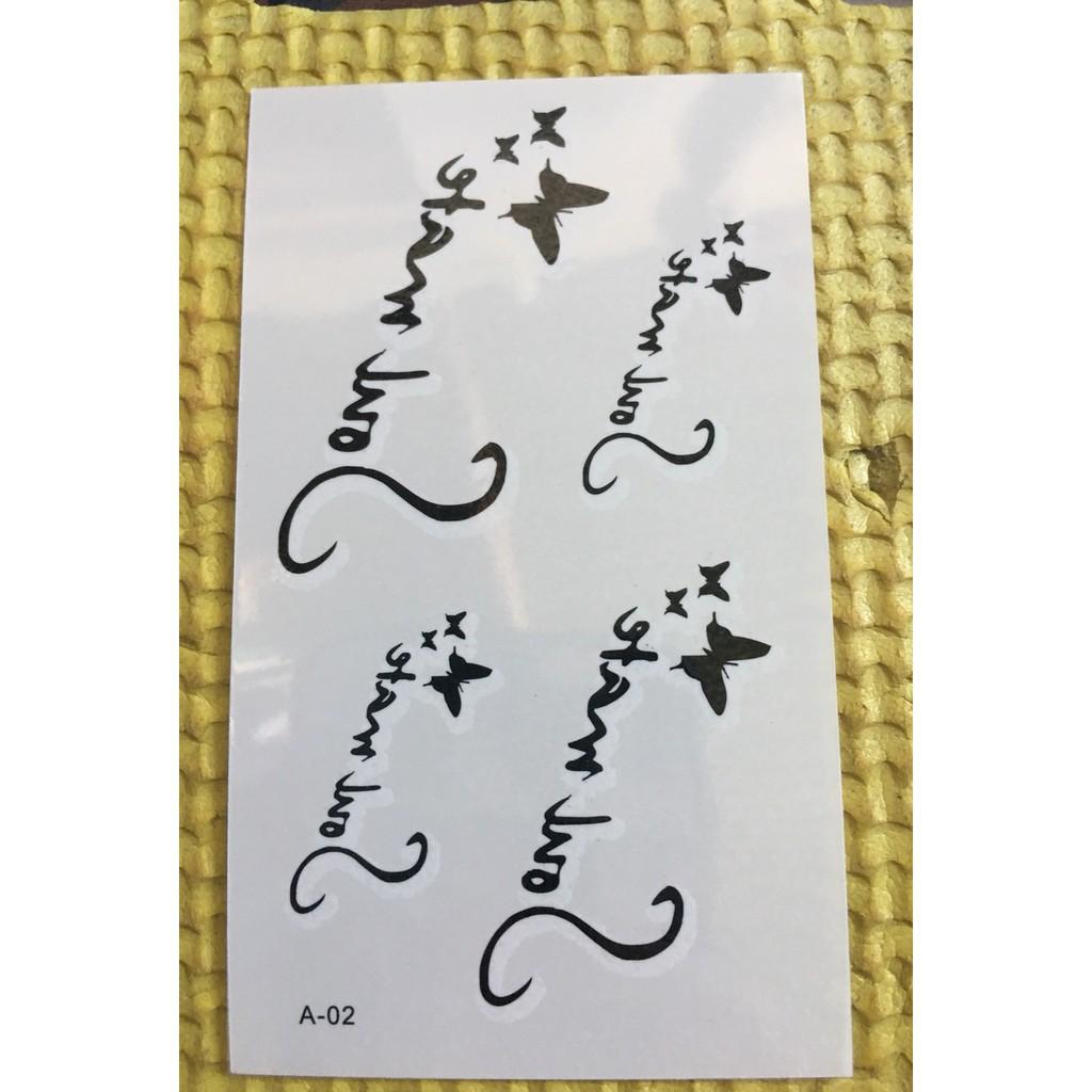 CÓ SẴN - RẺ VÔ ĐỊCH sỉ combo 100 tấm xăm dán tatoo ngẫu nhiên 100 mẫu-q53 thuthuyshop169