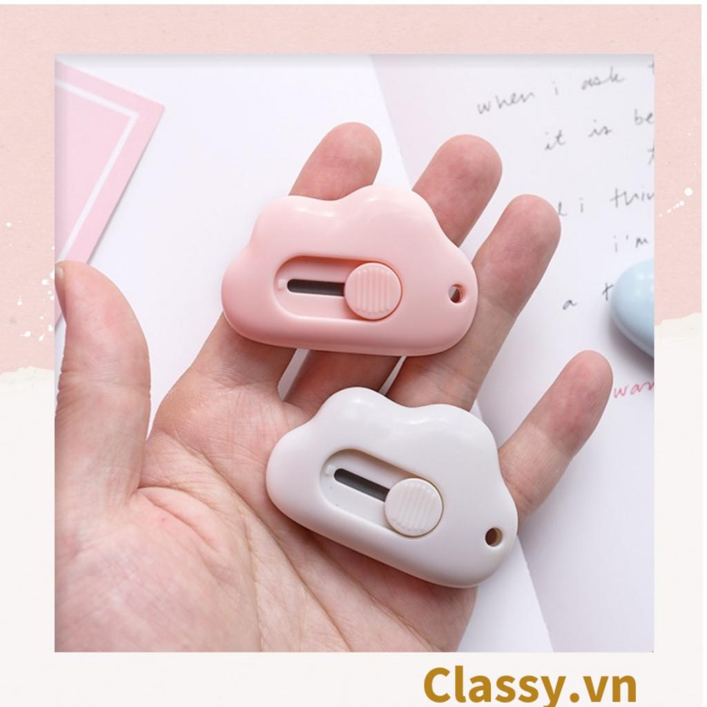 Dao Rọc Giấy Hình đám mây cute dễ thương, dài 6 CM có thể làm Móc khóa Classy PK920
