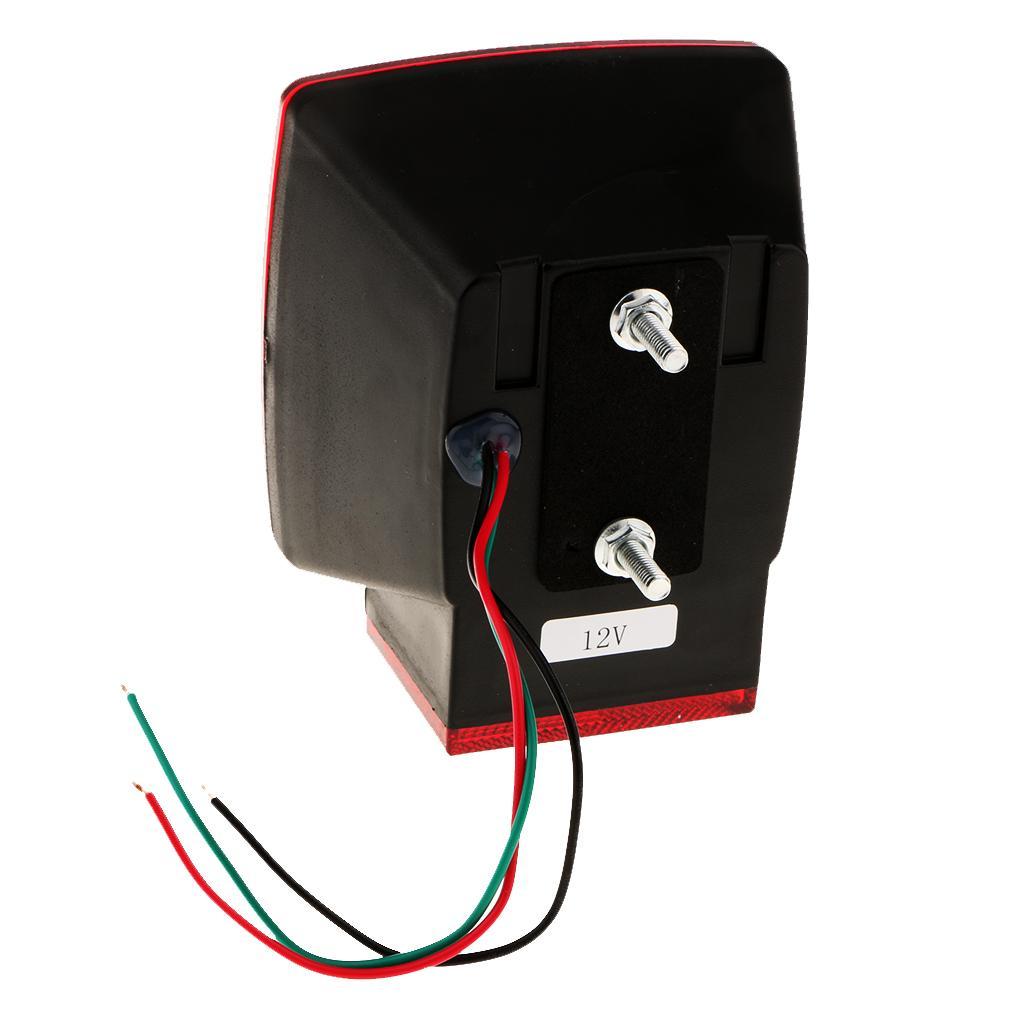 2 Pieces LED Square Lights Car Side Lamp Lamp Signal Light