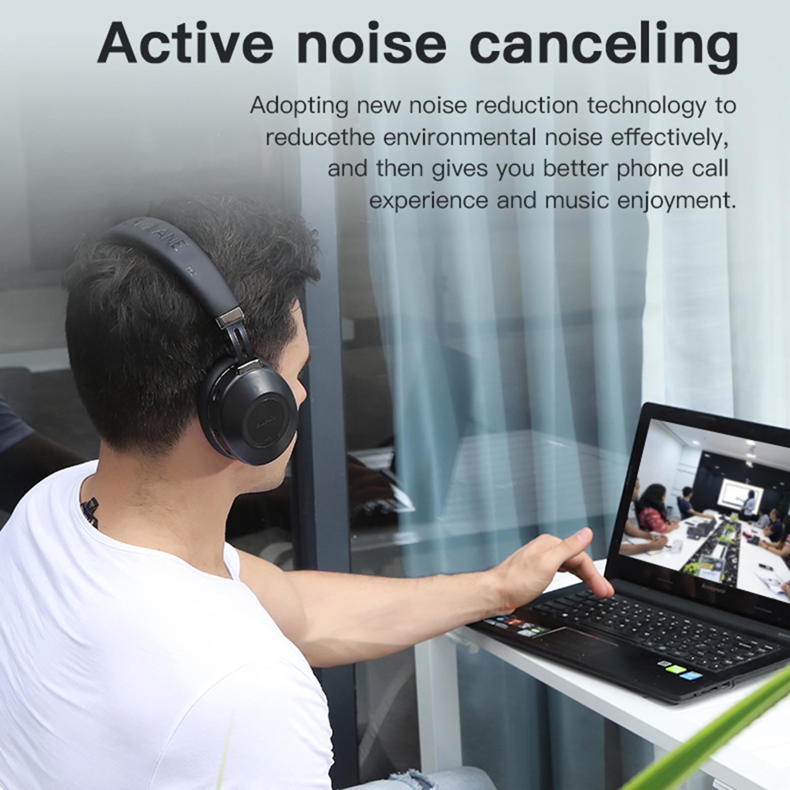 Tai nghe không dây Bluedio H2 ANC Bluetooth 5.0 Hỗ trợ âm thanh HIFI TF Card Line-in Cloud Chức năng Bước APP