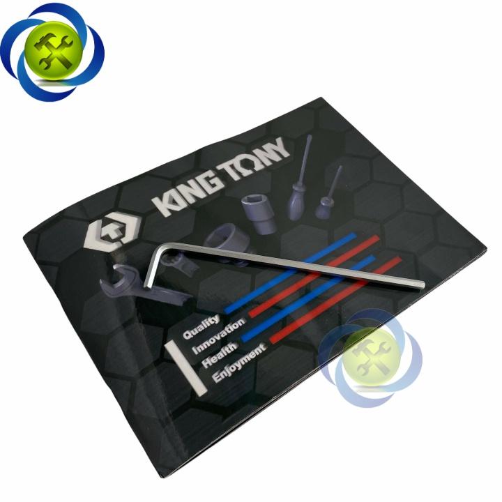 Lục giác chữ L 4mm Kingtony 112504 loại 2 đầu bằng