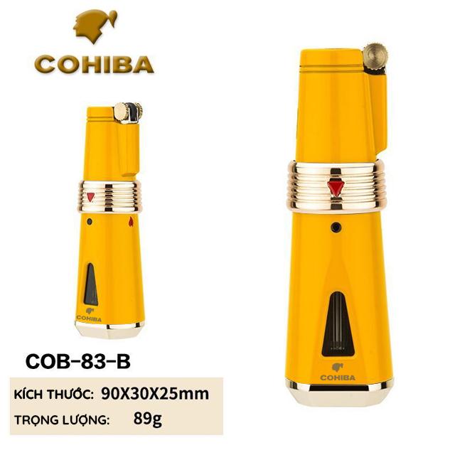 Bật Lửa 1 Tia COB-A02 Có Khóa Rảnh Tay An Toàn, Ô Quan Sát Dung Lượng Ga ( Màu ngẫu nhiên)