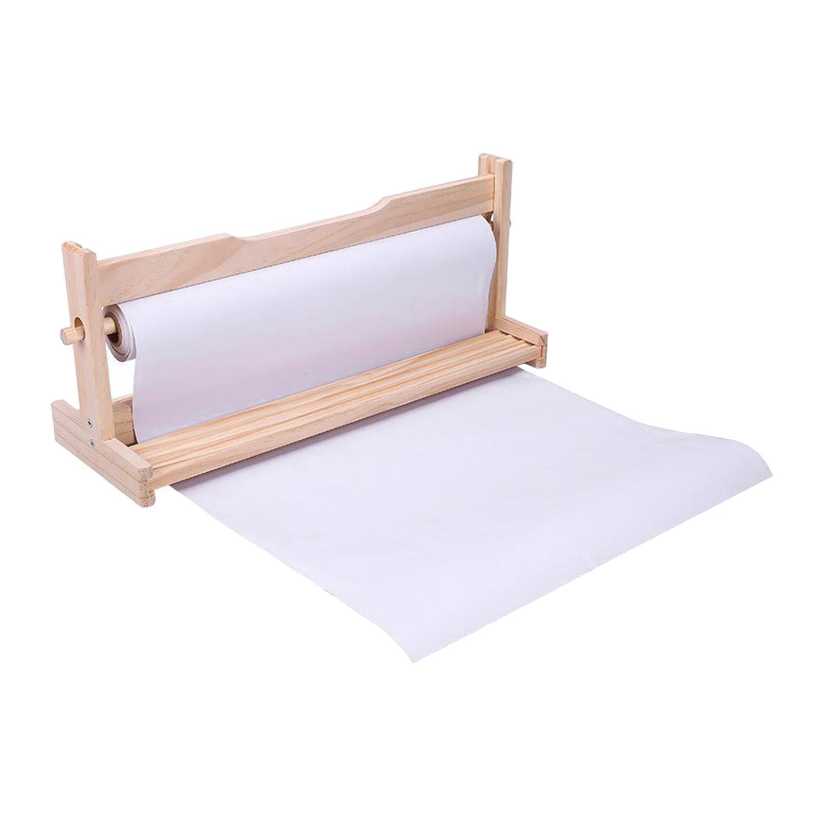 2x Paper Roll Dispenser Arts Crafts Easel Paper Roll for Kids Sketching Painting
