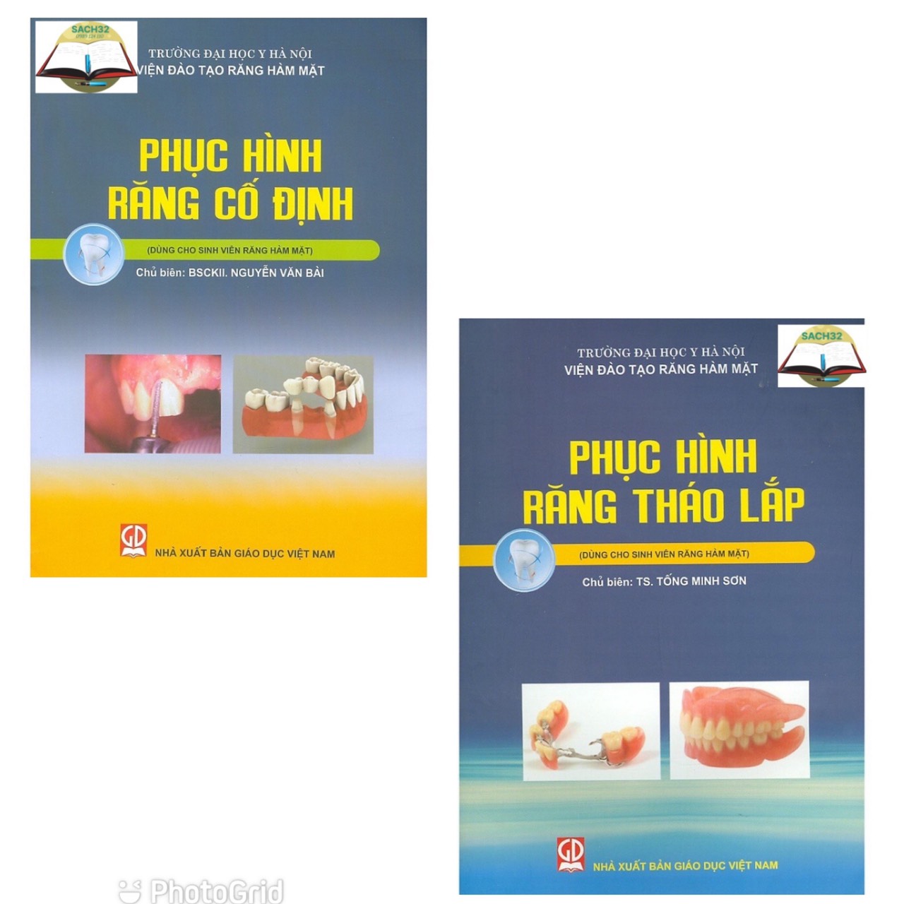 Combo 2 cuốn Phục Hình Răng Cố Định + Phục Hình Răng Cố Định ( Dùng cho Sinh Viên Răng Hàm Mặt)