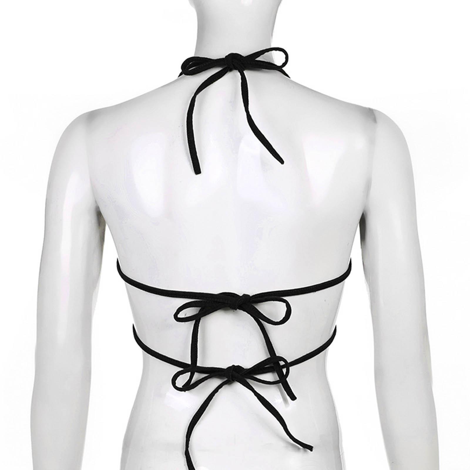 Women Crop Top Tank Tops Summer Tee Corset Vest Holiday Party Music Festival