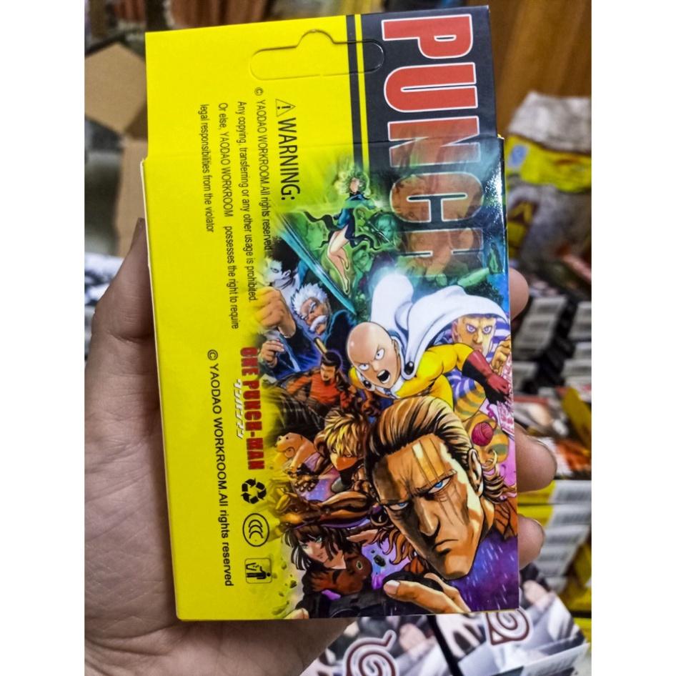 Bộ thẻ bài in ấn hình one punch man 54 lá sự khác biệt bộ tú bài tây anime manga chibi xinh xắn