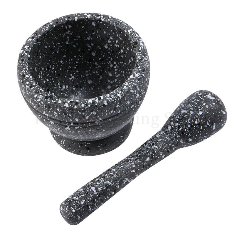 Nhựa Chày Cối Dụng Cụ 11 Cm Cối Lớn Nhà Bếp Loại Gia Vị Thảo Mộc Thực Phẩm Tách Vỏ Dụng Cụ Mài Cho Tự Làm Nước Chấm Làm mi