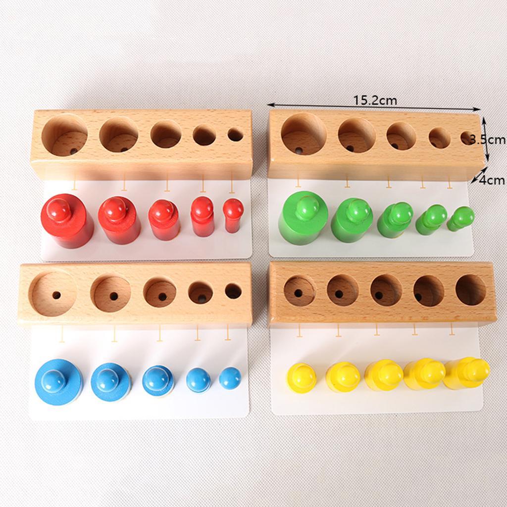 Montessori Educational  Wooden Puzzle Stacking for Learning
