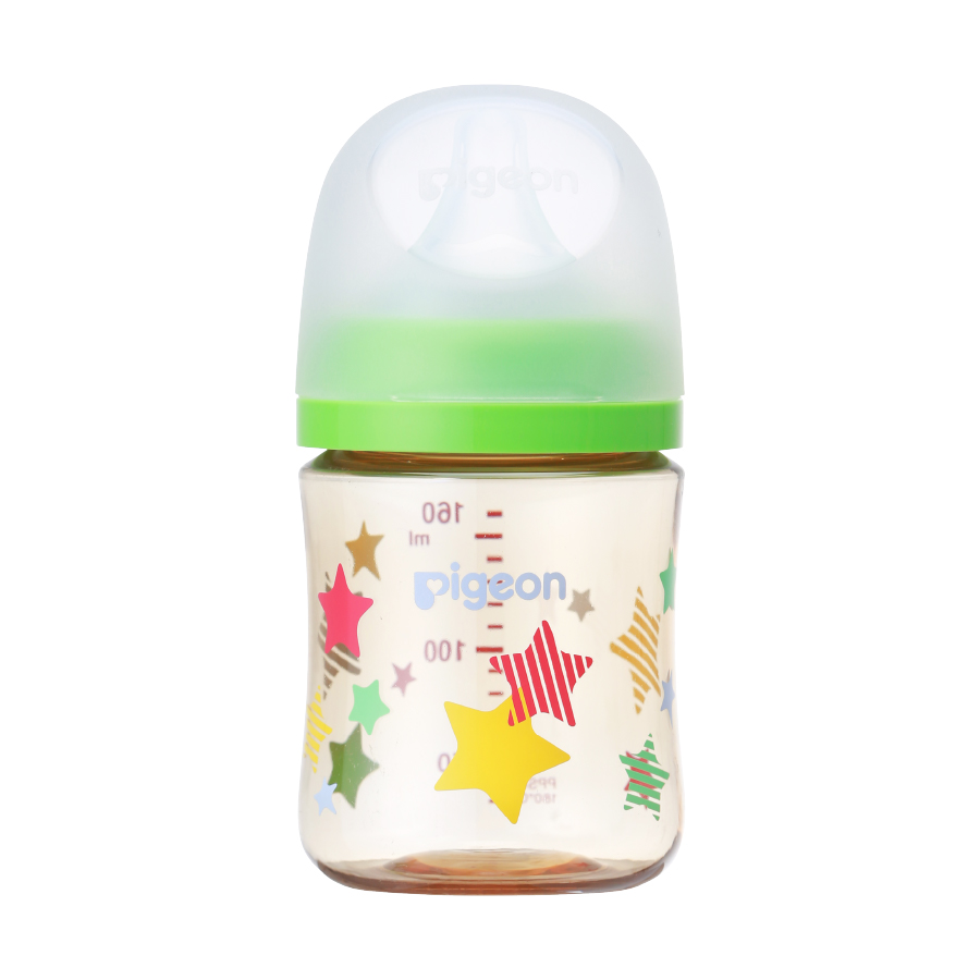 Bình Sữa Pigeon PPSU Plus Thế Hệ III Phiên Bản Nhật Ngôi sao 160ml/240ml