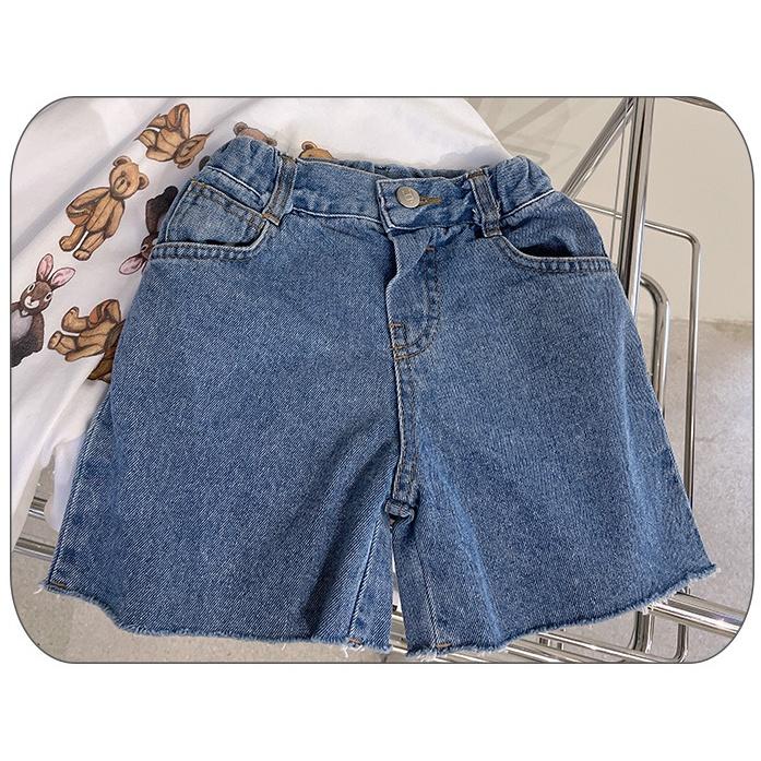 Quần short jean cá tính cho bé Q634