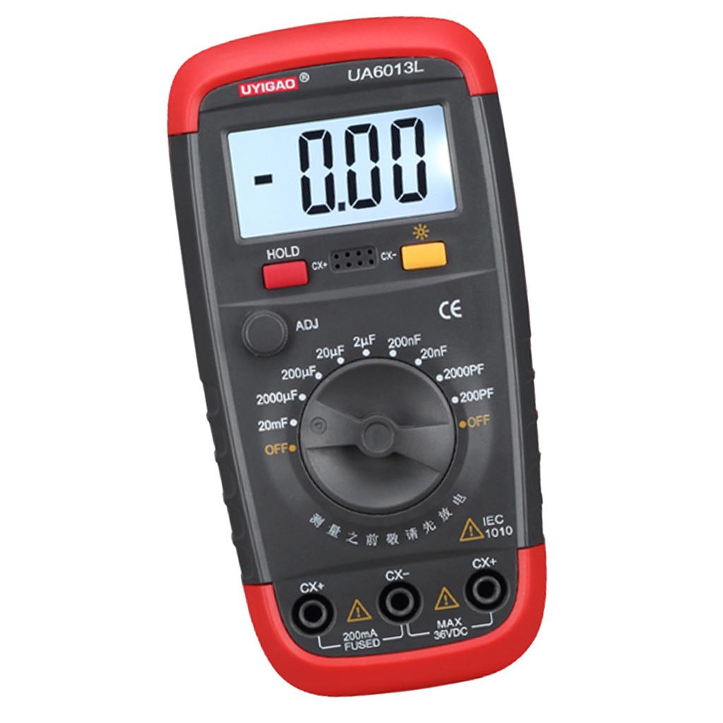 LCD Digital Meter UA6013L Capacitance Capacitor Tester mF uF Circuit Gauge Capacitance Meter Tester