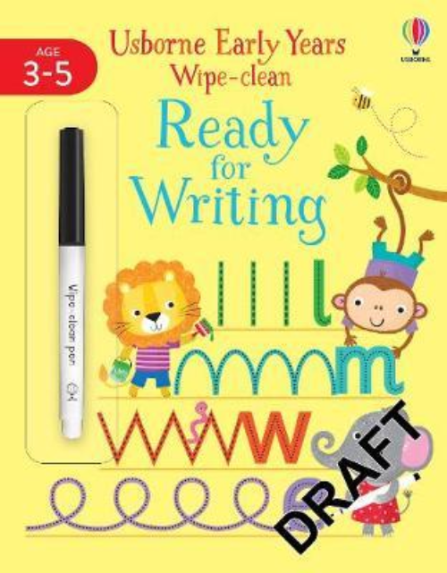 Sách tẩy xóa tiếng Anh- Ready for Writting 3-5 age