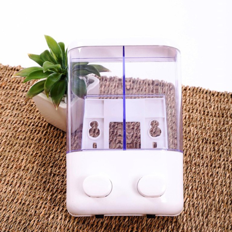 Hộp nhả dầu gội,nước rửa tay 2 ngăn