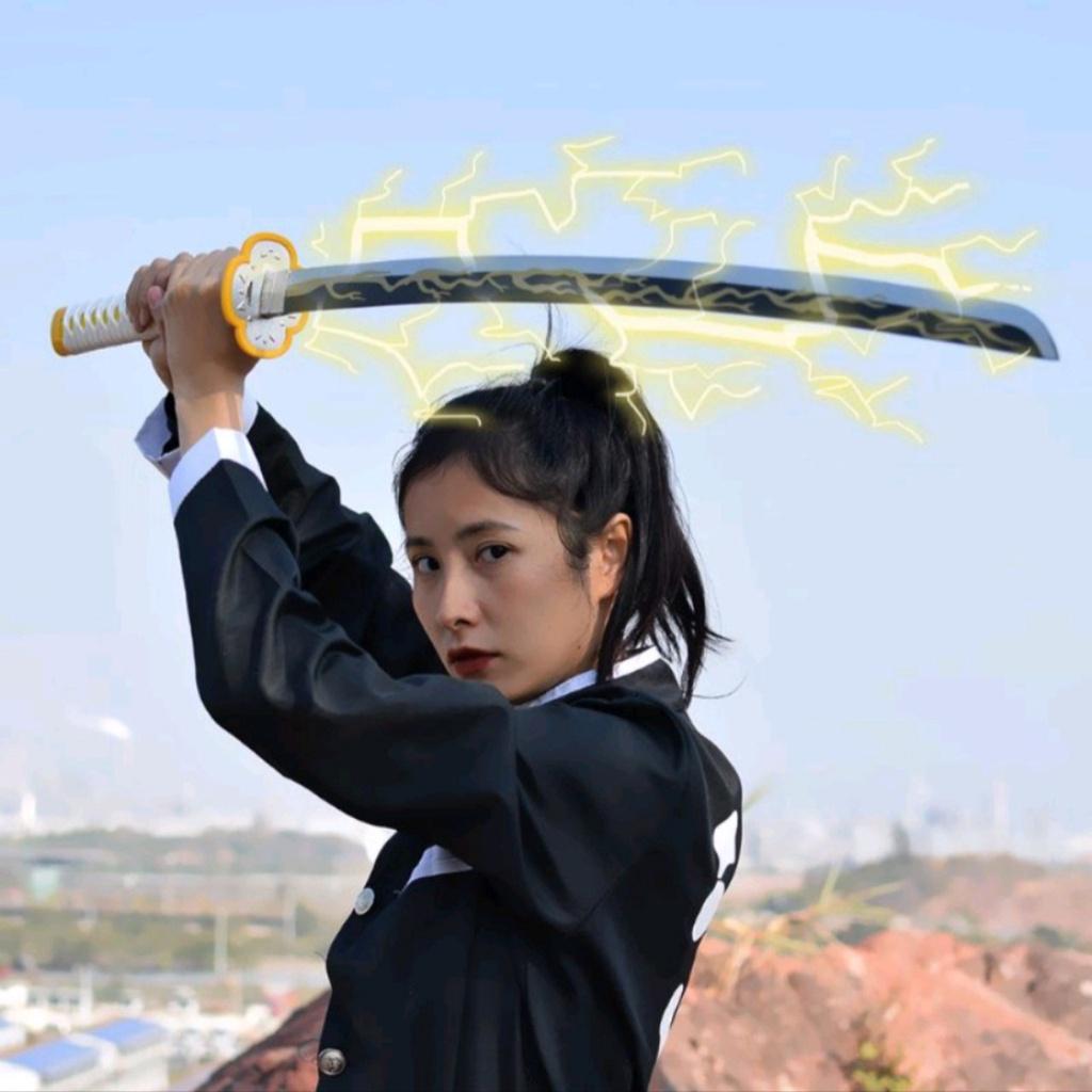 Đạo cụ Cosplay nhân vật katana, Rengoku Kyoujurou kimetsu no yaiba, Zoro, thanh enma onepiece
