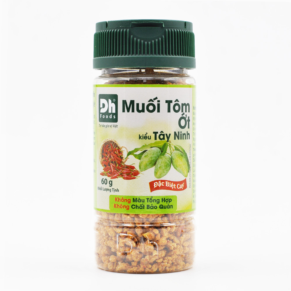 Muối tôm ớt kiểu Tây Ninh 60gr Dh Foods