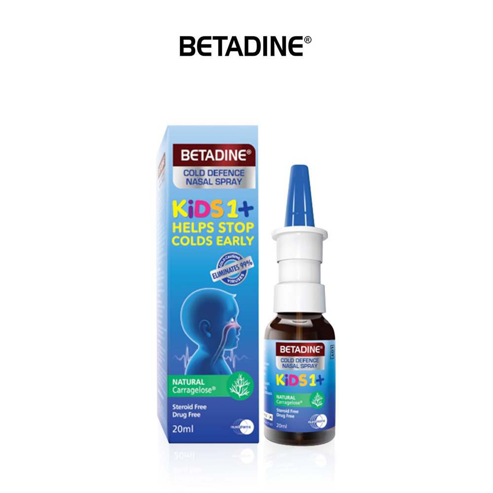 Xịt mũi trẻ em Betadine Kids Cold Defence Nasal Spray 20ml