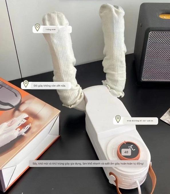 [KoSuyTu] Máy Sấy Giày Dép Đa Năng D.RAI.ER Diệt Khuẩn Bằng Tia UV - Gấp Gọn, Hẹn Giờ, Làm Khô Nhanh, Khử Mùi Thông Minh