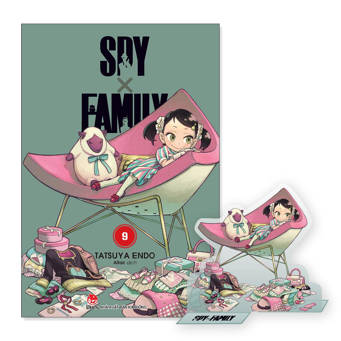 Truyện tranh Spy x Family - Tập 9 Phổ thông - Tặng kèm 1 Standee - NXB Kim Đồng