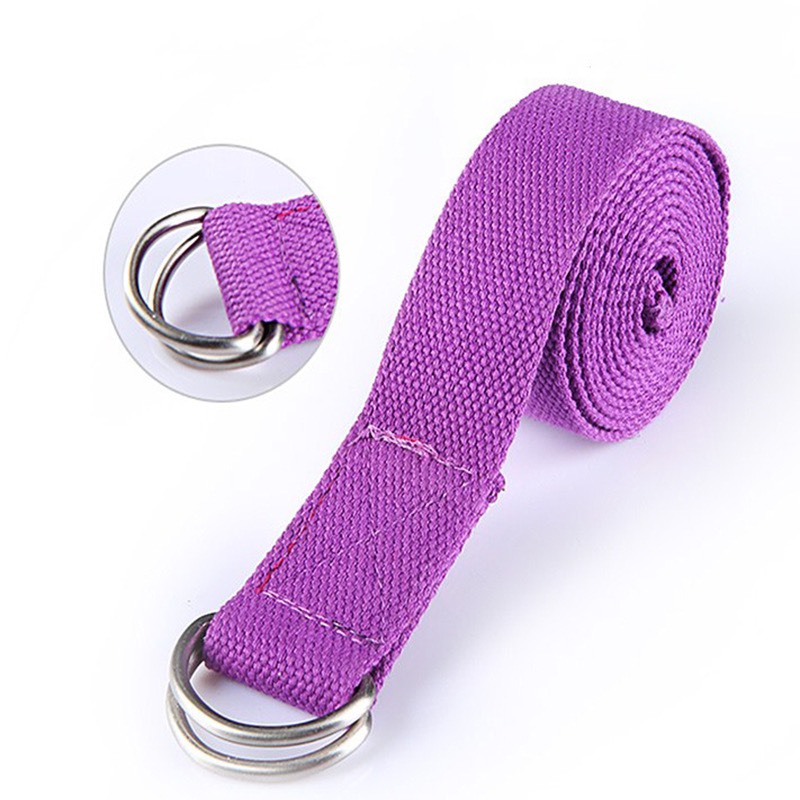 Combo 3 dụng cụ hỗ trợ tập Yoga hiệu quả : 2 gạch trơn + 1 dây đai cotton