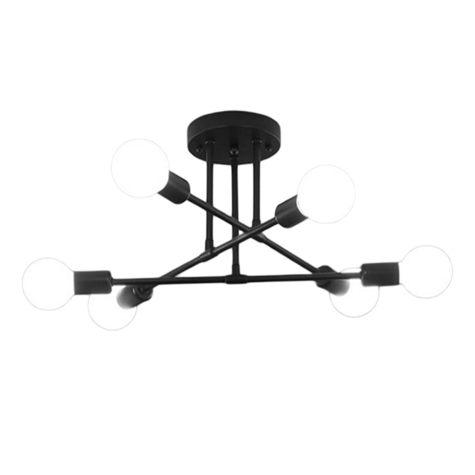 Ceiling Light Modern Wrought Iron Chandelier Ceiling Lamp for Home Bar Decor