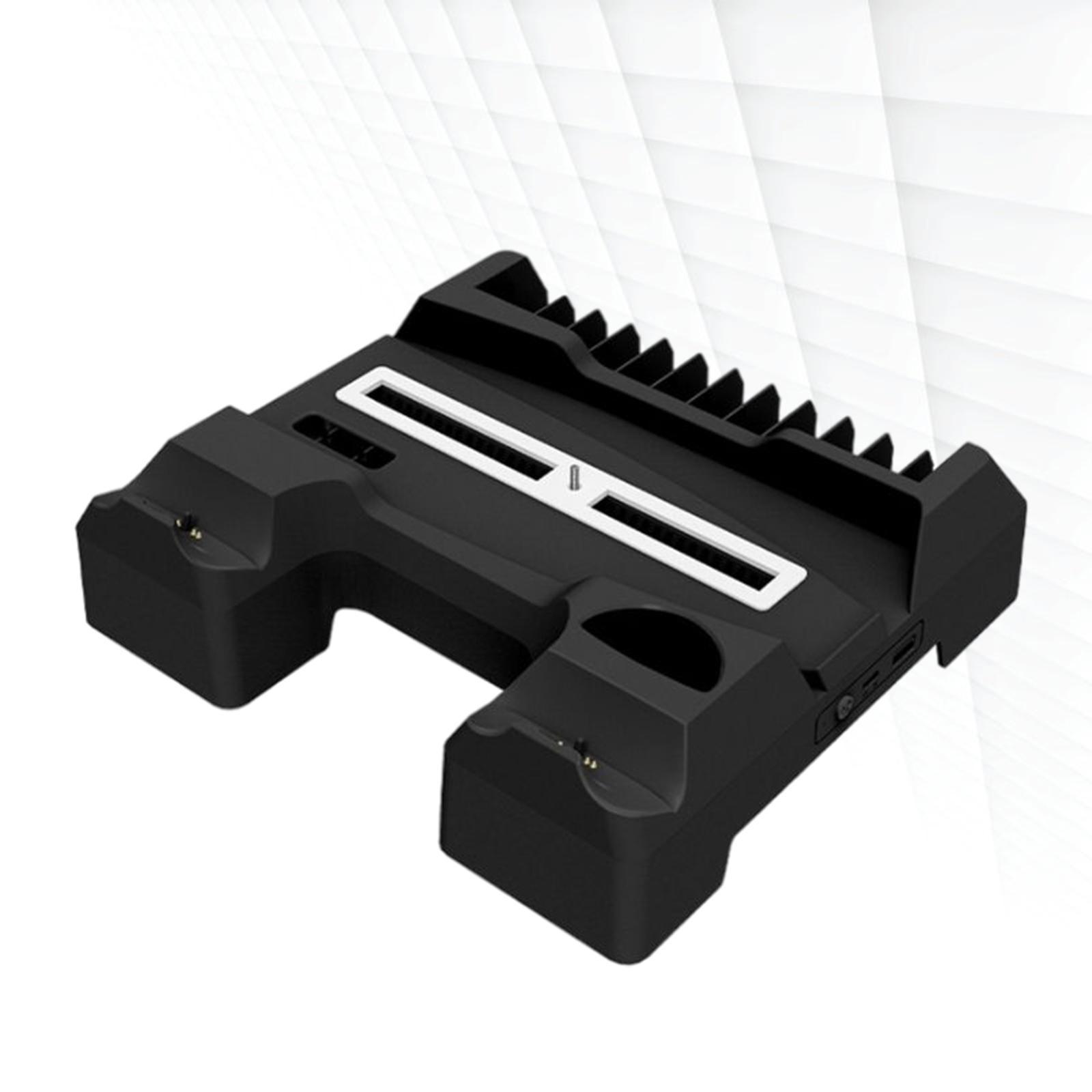 Charging Cooling  for PS5 Console Game Console Storage Charger White