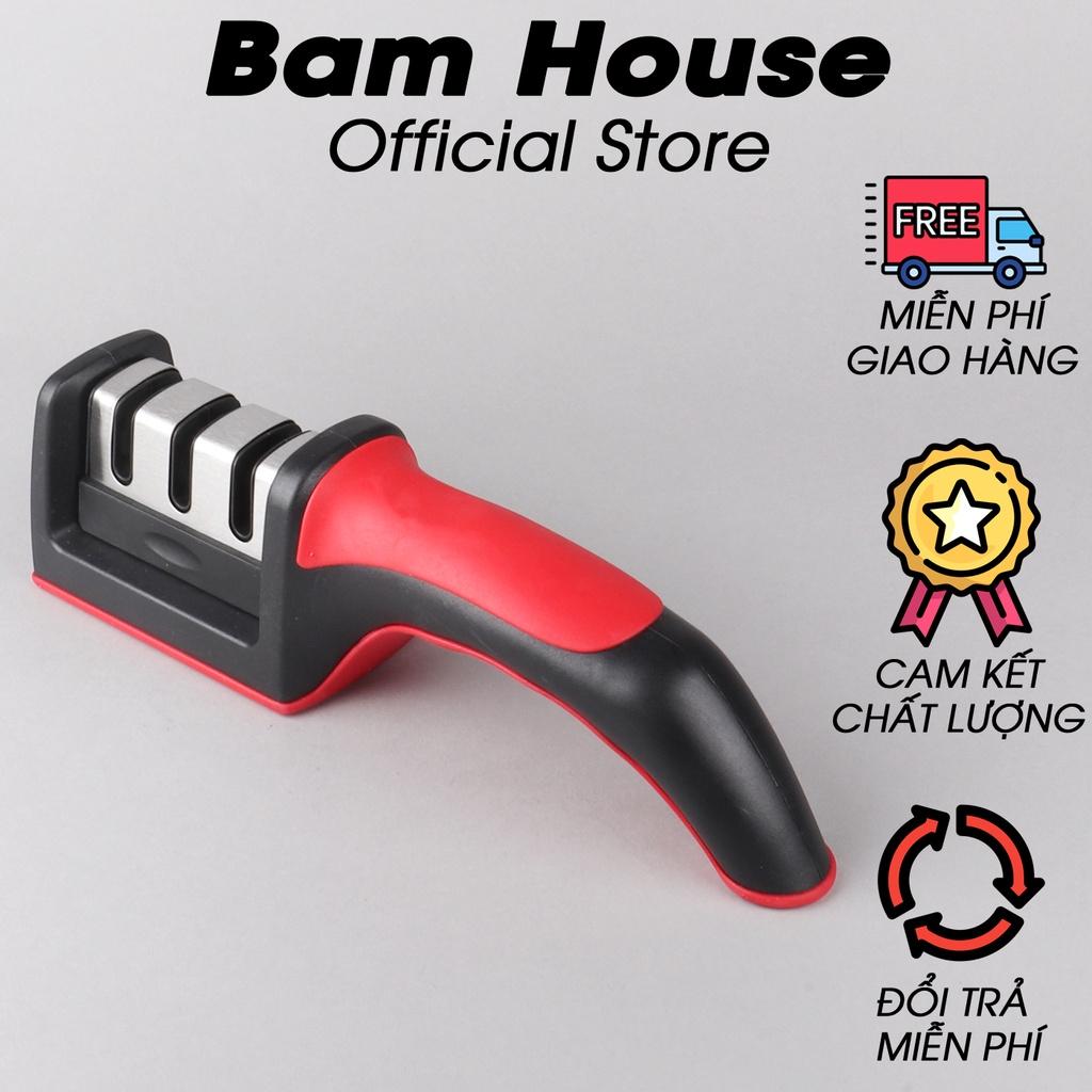 Dụng cụ mài dao 3 rãnh inox Bam House loại lớn cao cấp MD01 - Gia dụng bếp