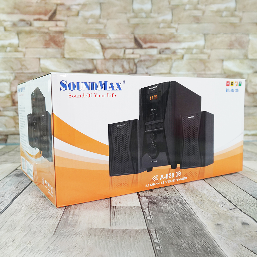[Hàng Chính Hãng] Loa SoundMax A-828 có bluetooh thiết kế nhỏ gọn  | Loa máy tính SoundMax A828 - Loa Nghe Nhạc Bluetooth