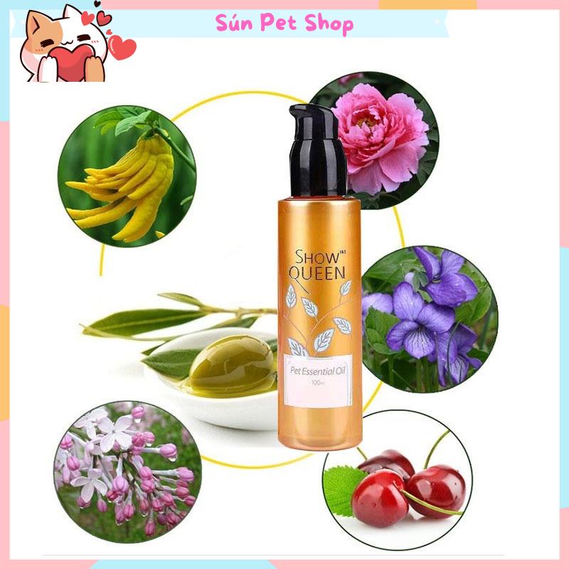 Tinh dầu dưỡng lông cho chó mèo Pet Essential Oil Show Queen