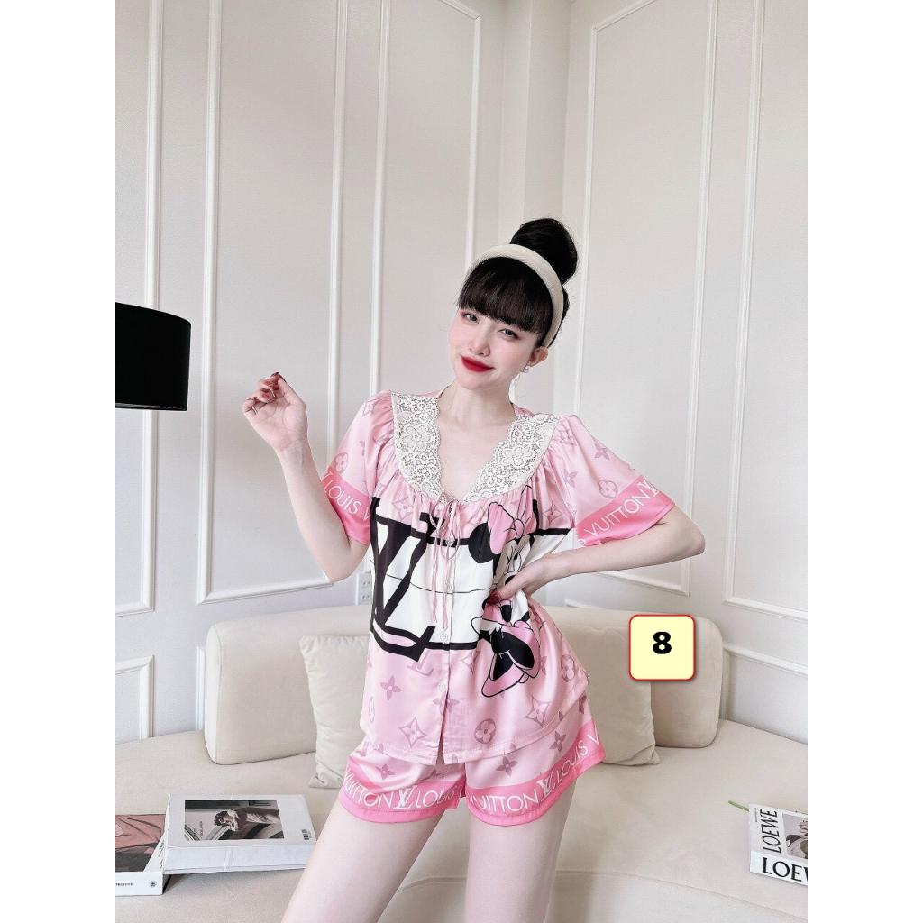 Bộ Đùi Mặc Nhà Nữ Lụa Latin 45-60kg