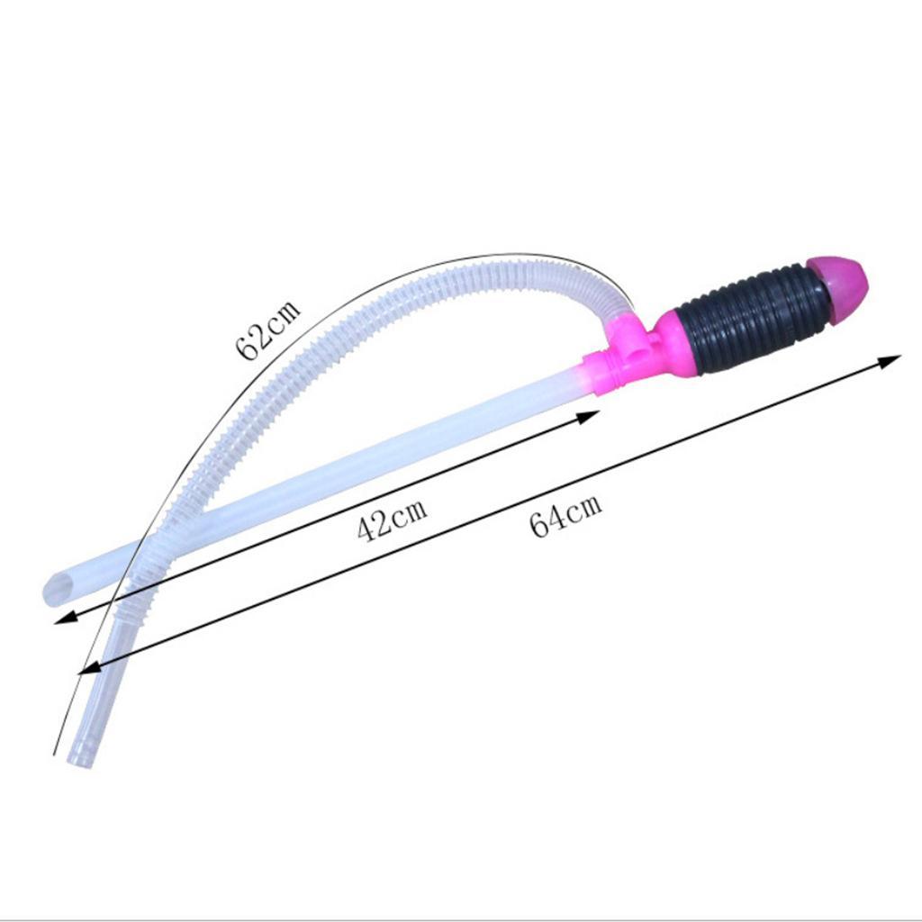 Portable Manual Car Siphon Hose Oil Water Liquid Transfer Hand Pump