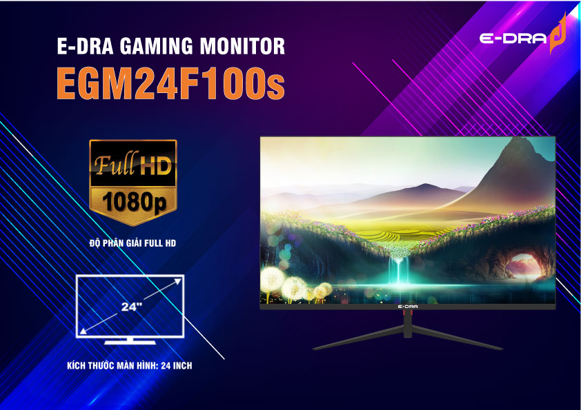Màn hình Gaming E-Dra EGM24F100S 23.8Inch (FHD/IPS/100Hz/1ms) - Hàng chính hãng