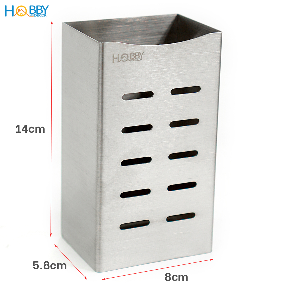 Ống đũa Inox 304 dán tường gạch men Hobby Home Decor OD2 kèm keo dán - không rỉ sét