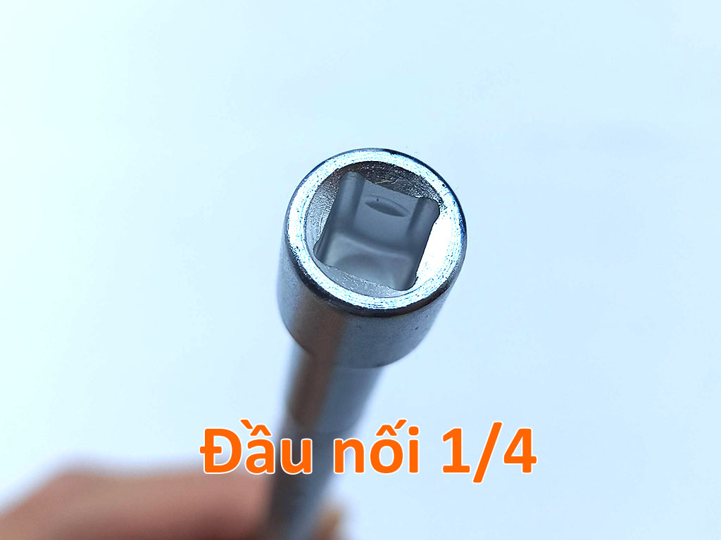 Thanh nối tuýp 1/4 dài 150mm xi mờ