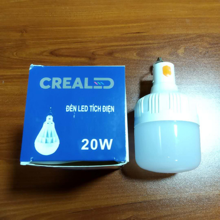 CREALED Đèn led sạc tích điện 20W/30W/50W/60W giải pháp tiết kiệm điện