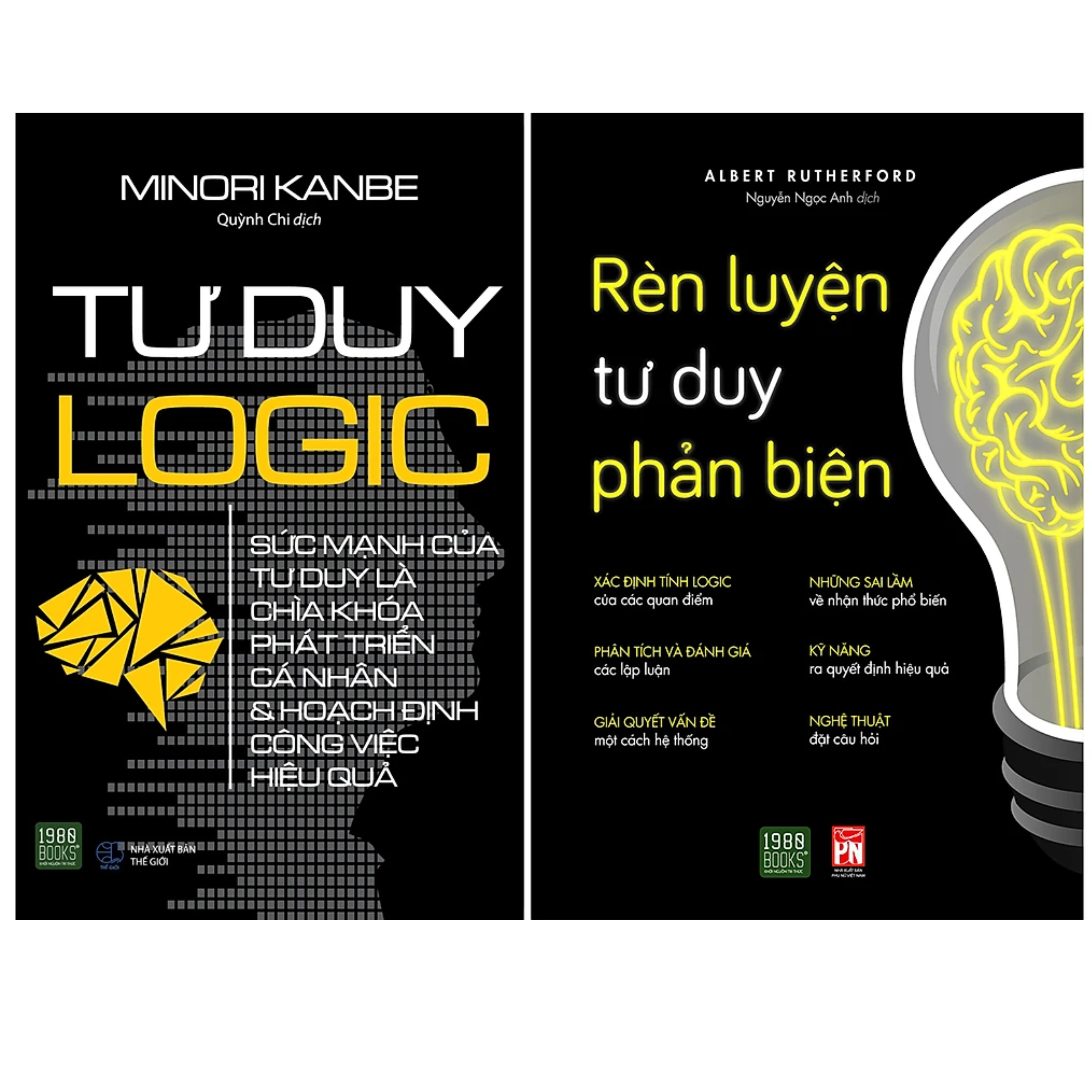 Combo 2Q: Rèn Luyện Tư Duy Phản Biện + Tư Duy Logic (Top Sách Kĩ Năng Sống/ Phát Triển Bản Thân Bán Chạy) 