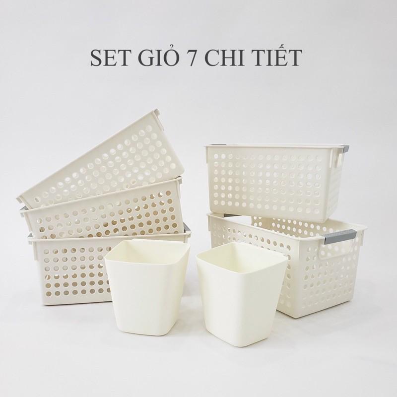 SET GIỎ 7 VÀ 9 CHI TIẾT CHIA KỆ ĐA NĂNG HOLa