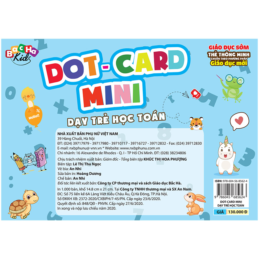 Dot-Card Mini Dạy Trẻ Học Toán