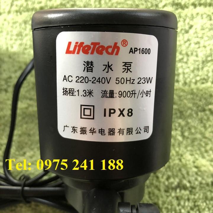 Bơm bể cá Lifetech AP1600, 23W, đẩy cao 1.3m