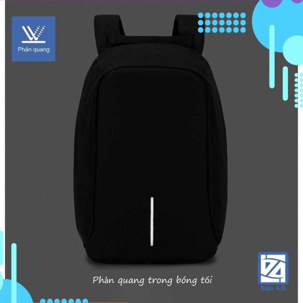 ️ Deal Sốc ️ Balo nam nữ loại TO chống trộm Có Sạc Điện Thoại, Chống nước, Siêu Nhẹ CN1 màu xám 208200