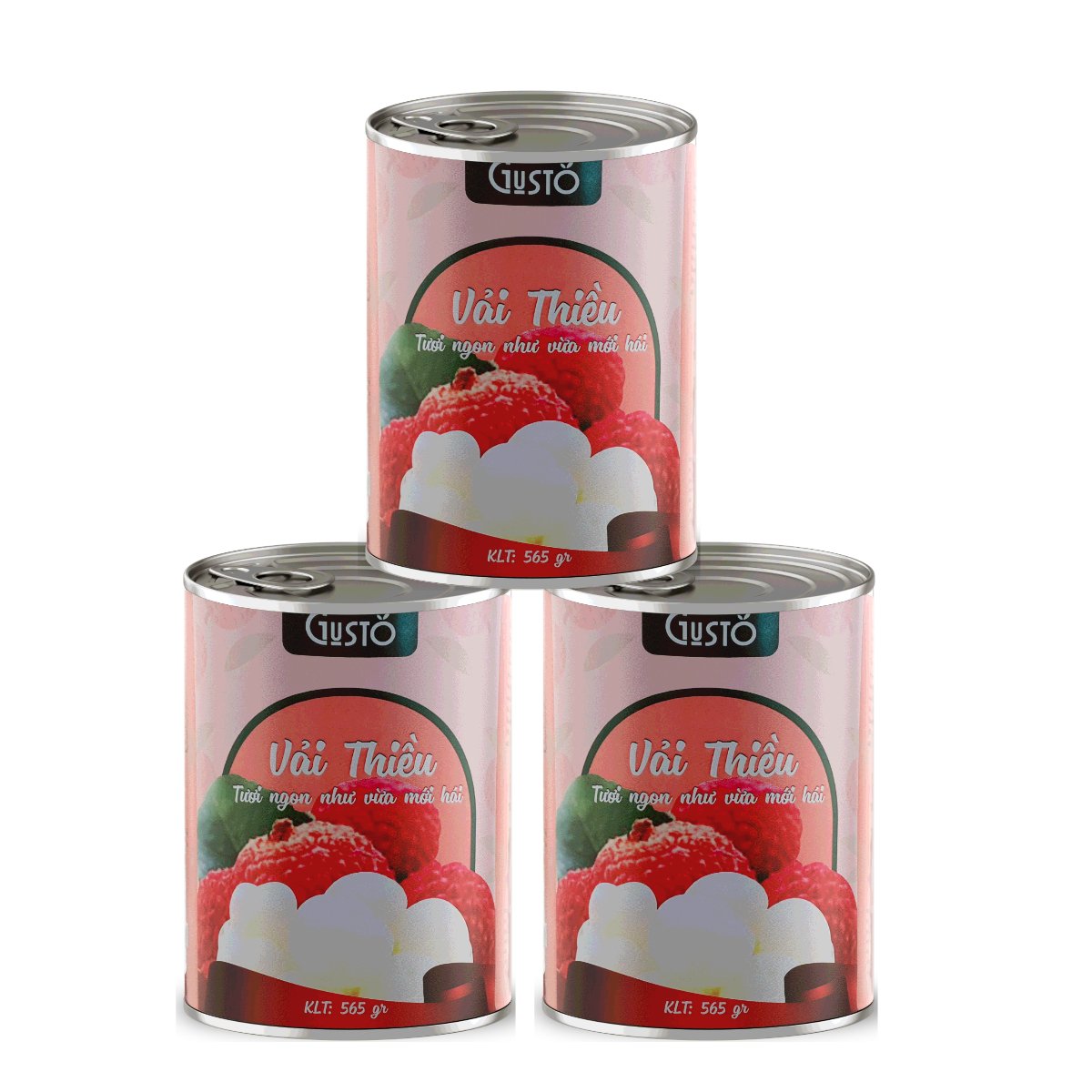 Vải thiều nước đường Gusto 565gr