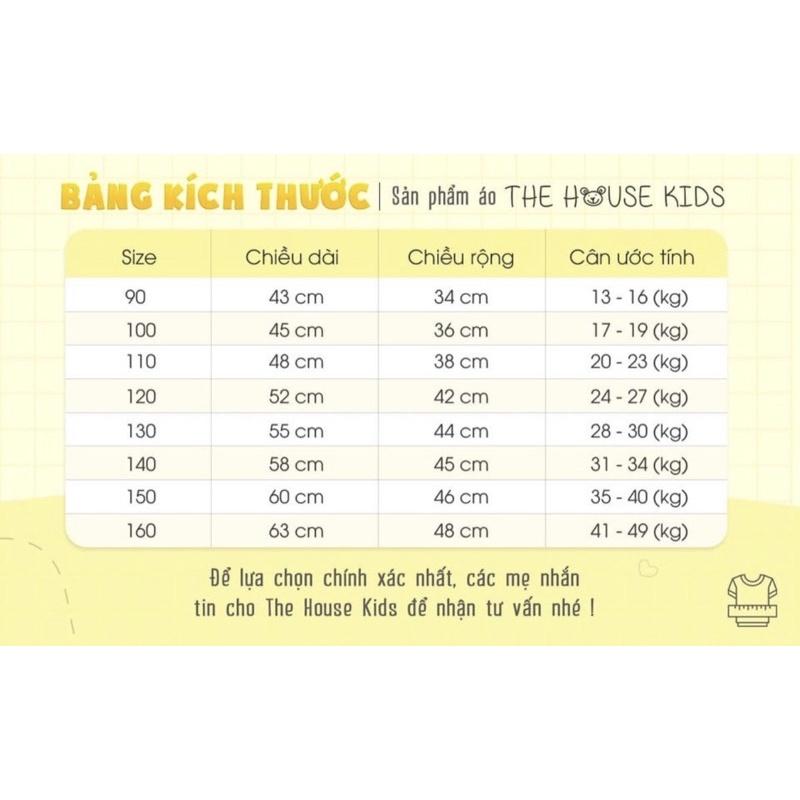 Sơ Mi Ngắn Tay Cho Bé Gái THE HOUSE KIDS Cổ Viền Bèo