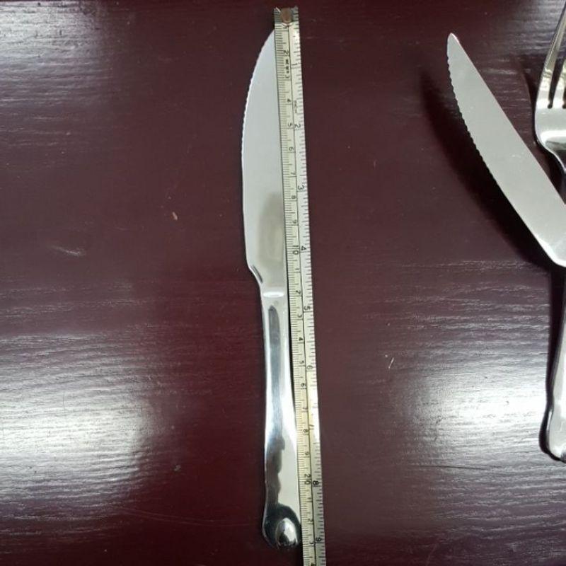 Bộ Dao Nĩa ăn bít tết, Inox cao cấp sáng bóng, tinh tế, thiết kế sang trọng.
