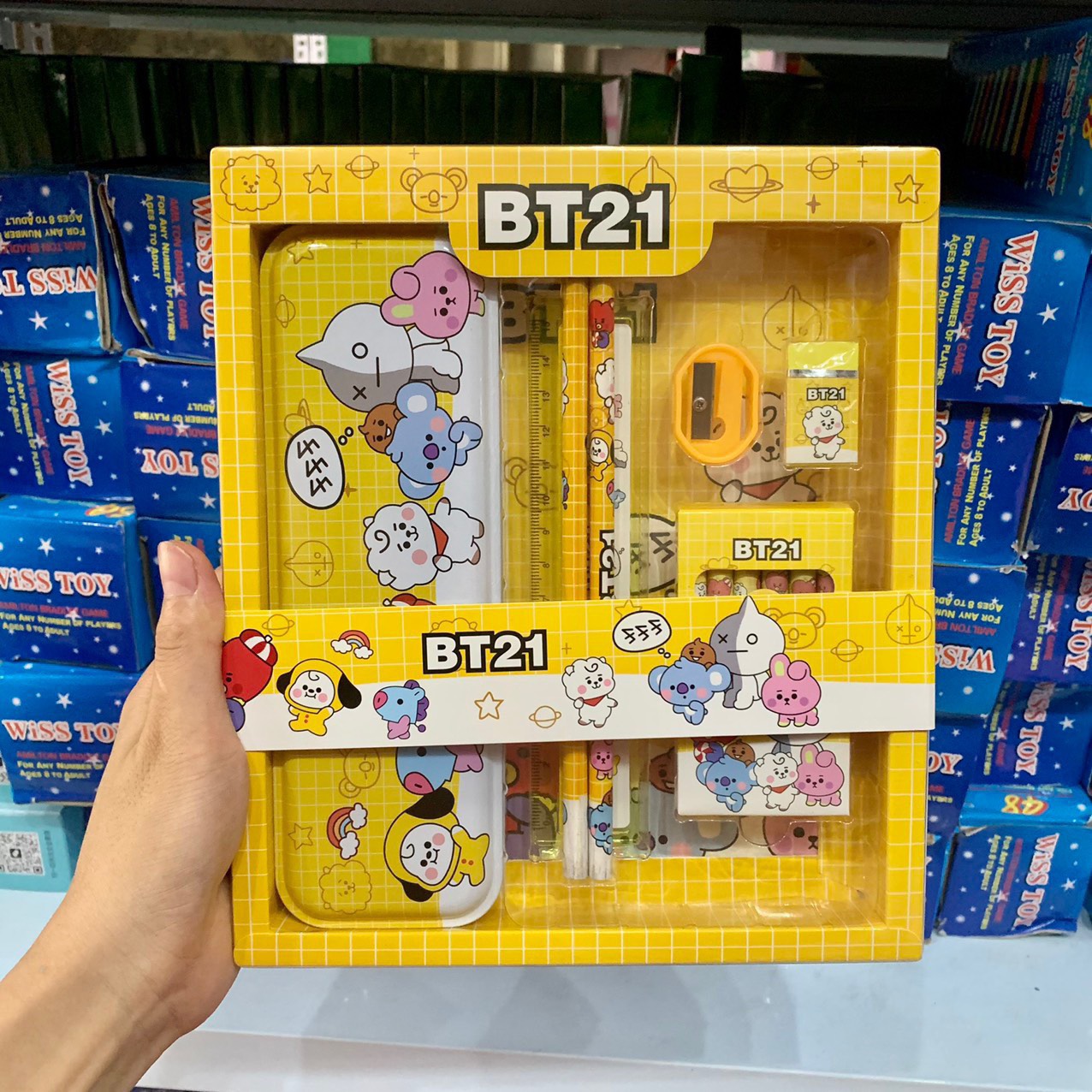 Bộ dụng cụ học tập 7 chi tiết