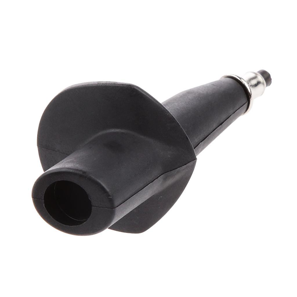 2X Trekking Pole Tip Hiking Stick Tip Length 1.2inch for Climbing Camping Black