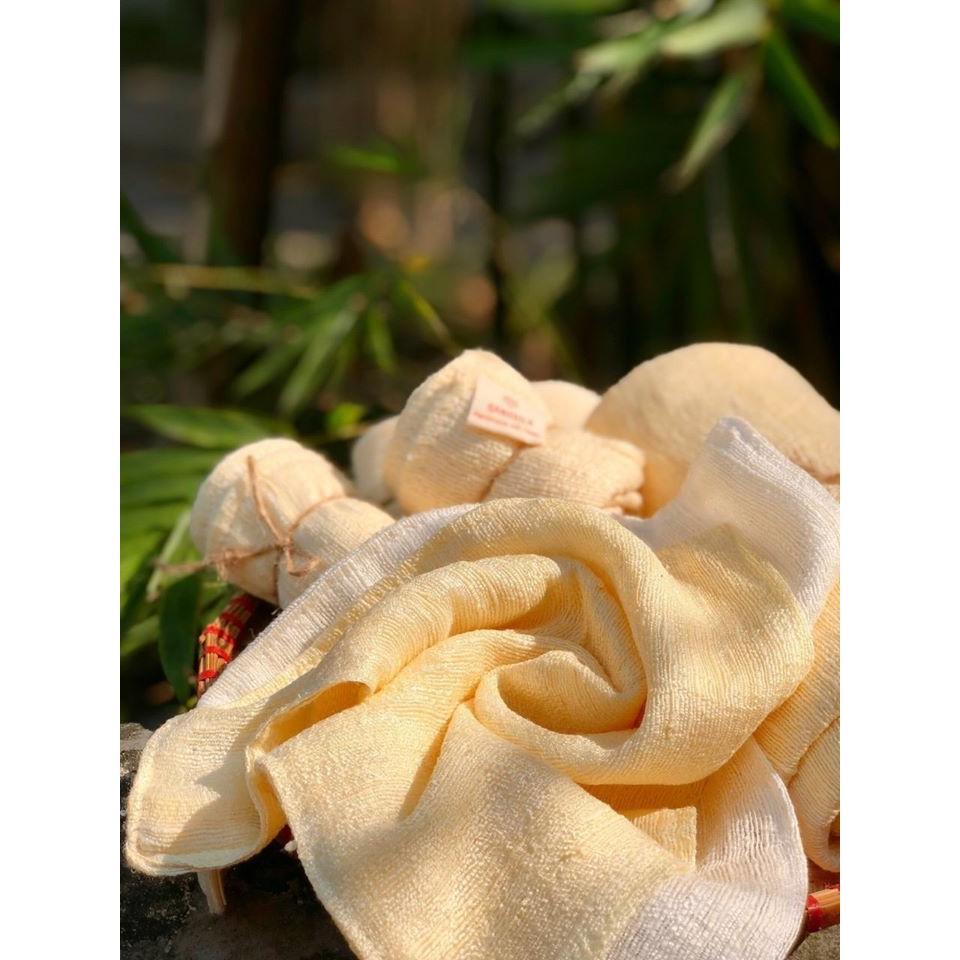 Khăn mặt 3 lớp 100% lụa tơ tằm HanhSilk