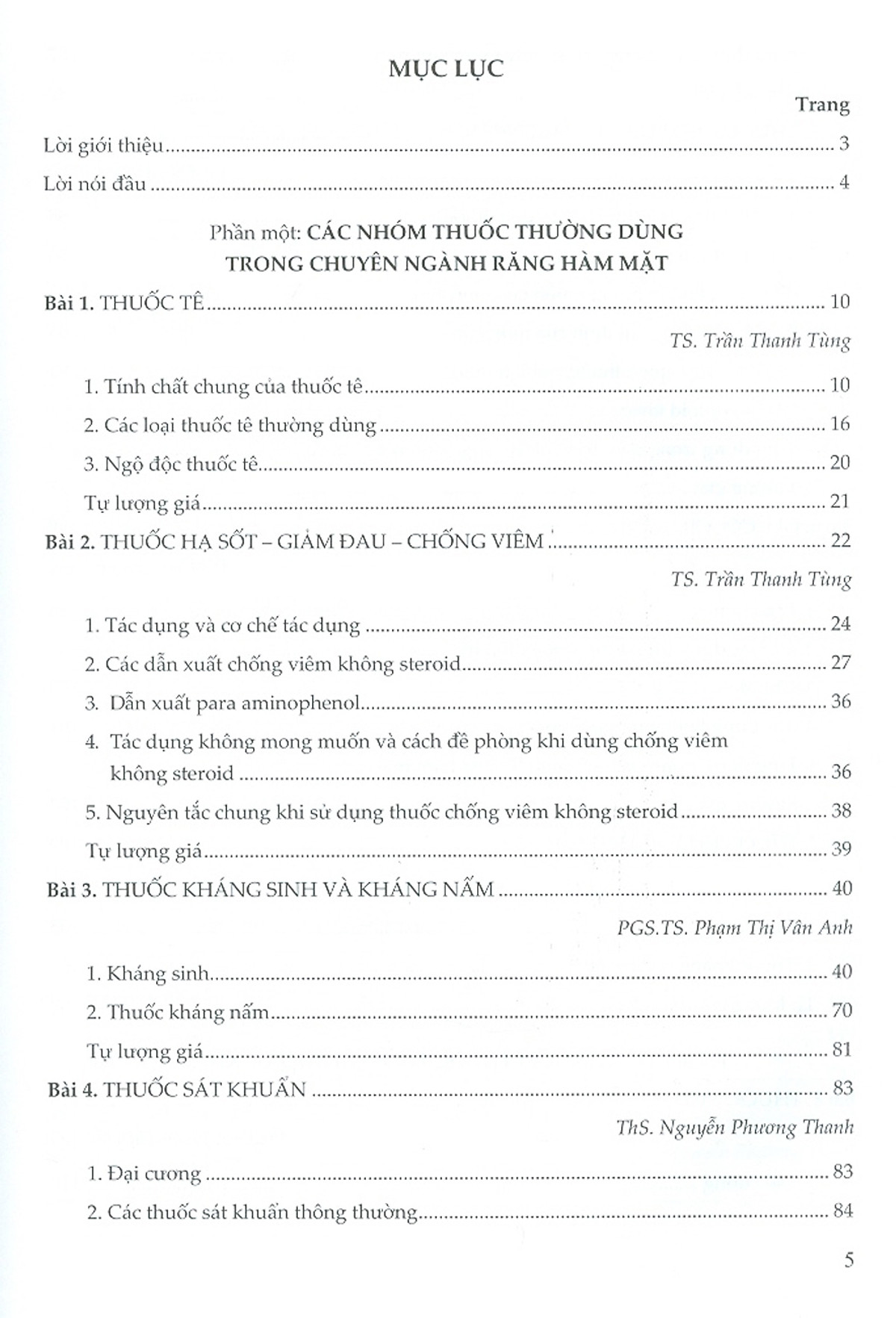 Giáo trình Dược lý học lâm sàng cho sinh viên hệ bác sỹ chuyên ngành Răng Hàm Mặt - Sách mới 2021