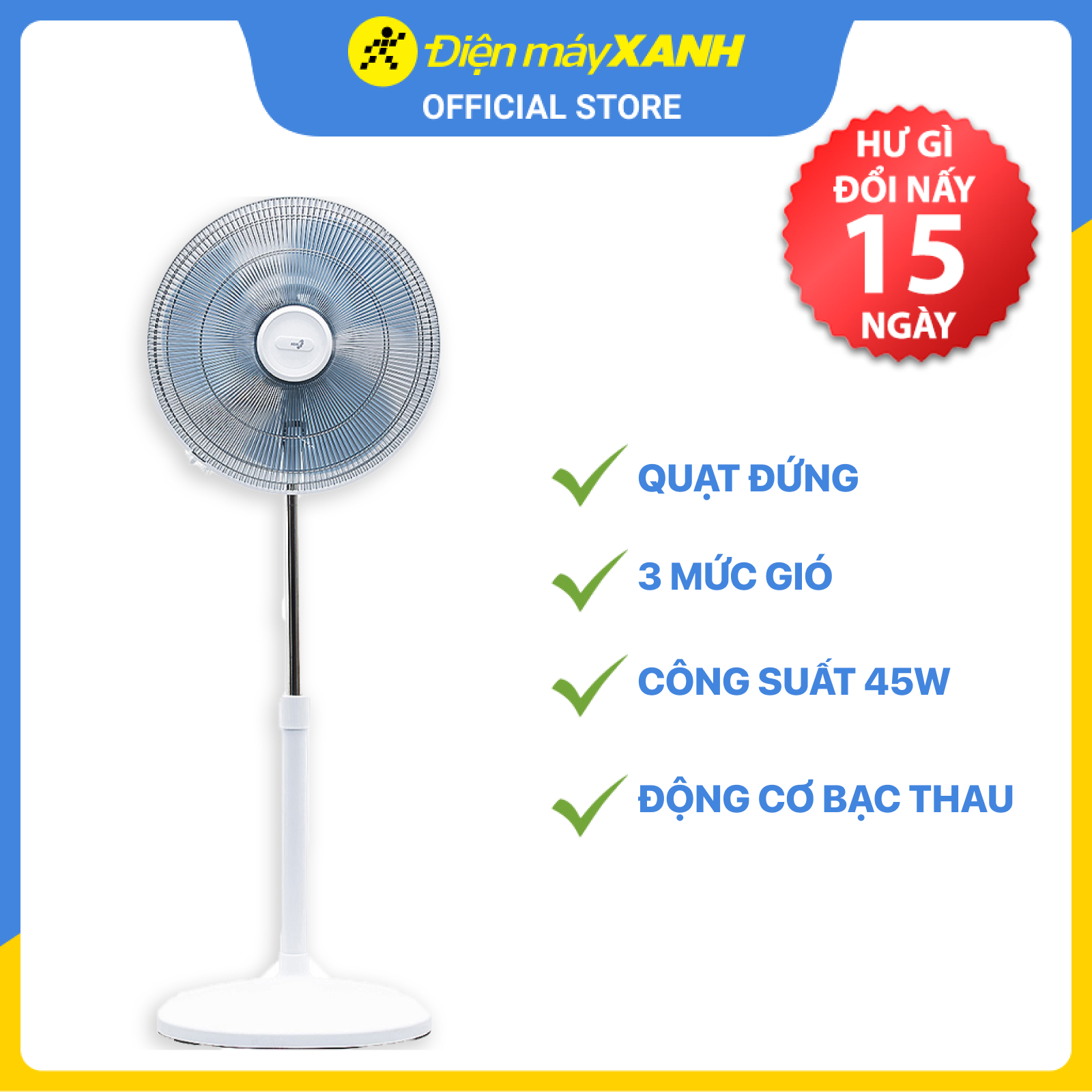 QUẠT ĐỨNG ASIAvina D16027 - Hàng chính hãng