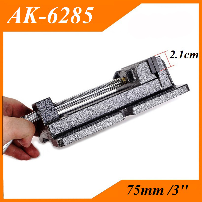 Ê tô bàn khoan, chất lượng cao đảm bảo 100% như mô tả, nhiều kích thước; miệng mở 75/100/125/150