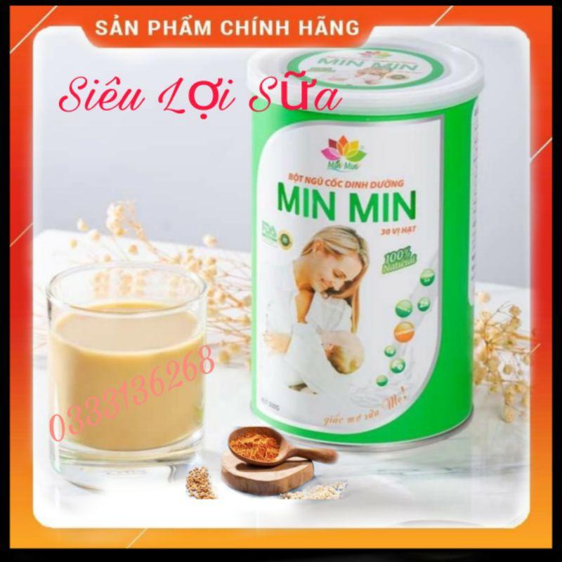 1 hộp(500g) Ngũ Cốc Min Min Lợi Sữa 38 Loại Hạt Chuyên Lợi Sữa và Phục Hồi Sức Khỏe Sau Sinh